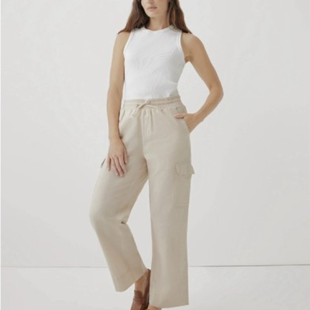 ☀️ NWT 🏷️ Canopy Linen Blend Wide Leg Pant
Size Large
